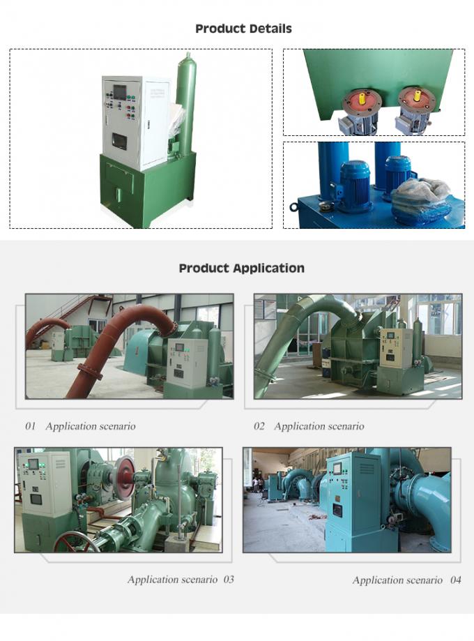 Electro Hydraulic Turbine Governor System 110V DC Turbine Speed