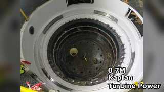 0.7M Kaplan Hydro Turbine Energy Production