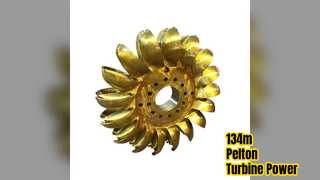 134m Pelton Hydro Turbine Automatic Manual