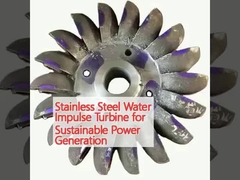 Stainless Steel Water Impulse Turbine for Sustainable Power Generation