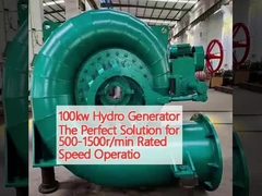 100kw Hydro Generator The Perfect Solution for 500-1500r/min Rated Speed Operatio