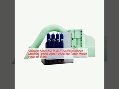 Stainless Steel ASTM A473 S41500 Runner Material Pelton Water Wheel for Rated Water Head of 134m