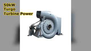 50kW Turgo Turbine for High Head Power