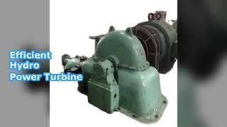 Francis Hydro Turbine .8 Ms Outlet Flow