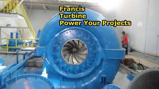 Francis Hydro Turbine 50kW-20MW Power Generation