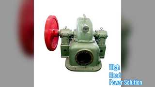 Pelton Turbine High Head Power Generation