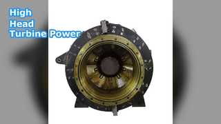 High Head Water Turbine Power Generator