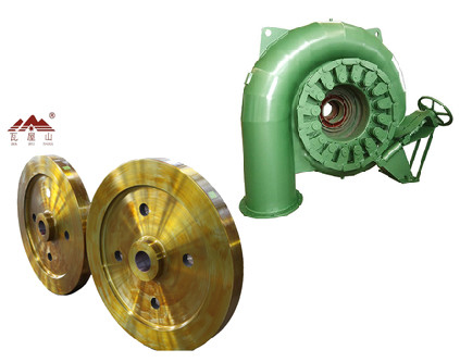 95% Efficiency Francis Water Turbine 400kw 55m Water Head