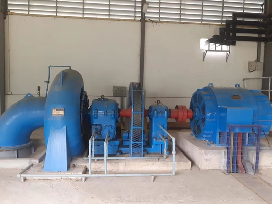 500KW-1250KW Output Horizontal Francis Hydro Turbine Francis Water Turbine For Heavy Duty Applications