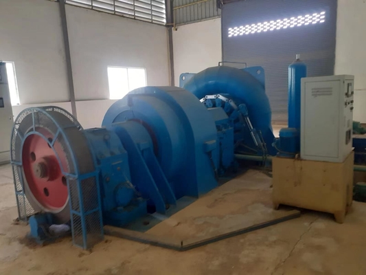 50HZ Frequency Francis Turbine With Carbon Steel Q345 Spiral Case