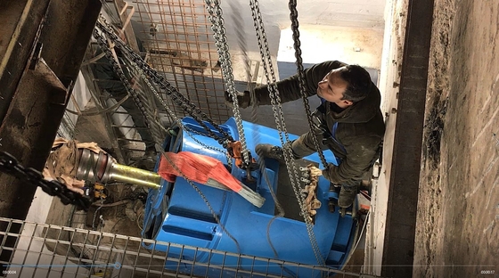 350 KW Capacity Water Turbine Vertical Shaft Layout