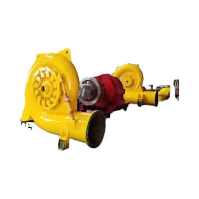Horizontal Francis Hydro Turbine with Stainless Steel Guide Vane 96% Rated Efficiency and 50KW To 5000KW Output Power