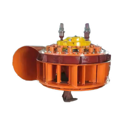 Horizontal Francis Hydro Turbine with Stainless Steel Guide Vane 96% Rated Efficiency and 50KW To 5000KW Output Power