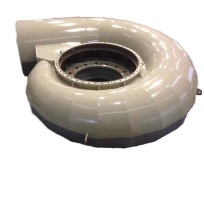 Francis Hydro Turbine with Carbon Steel Q345 Spiral Case, Rated Head 50 M-120m, and Output Power 50KW To 5000KW