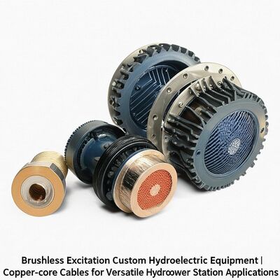 Brushless Excitation Custom Hydroelectric Equipment with Copper-core Cables for Pelton Hydro Turbine and Pelton Water Wheel