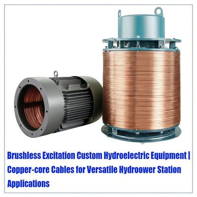 Brushless Excitation Francis Hydro Turbine with Copper-core Cables for Custom Hydroelectric Equipment