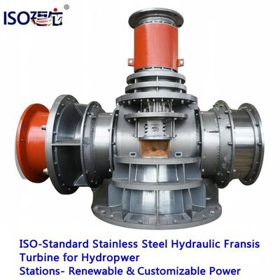 ISO-Standard Stainless Steel Kaplan Hydro Turbine for Hydropower Stations with Customizable Power Output