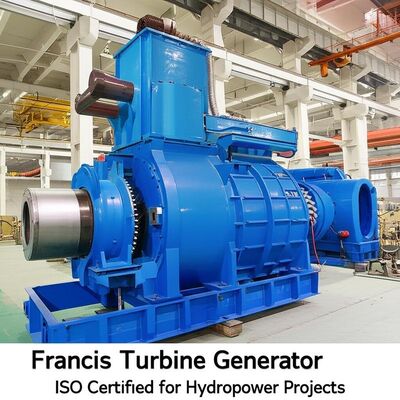Customized Hydro Equipment Pelton Hydro Turbine with Brushless Excitation and Copper-core Cables
