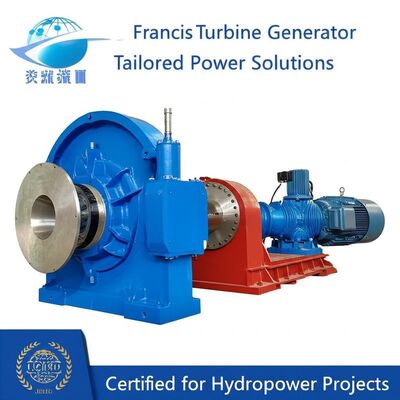 Customized Hydro Equipment Pelton Hydro Turbine with Brushless Excitation and Copper-core Cables