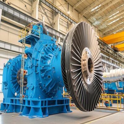 Customized Hydro Equipment Pelton Hydro Turbine with Brushless Excitation and Copper-core Cables