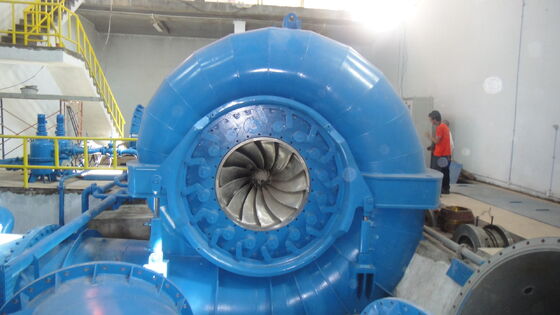 Francis Hydro Turbine 50kW-20MW Horizontal Generator 400V-6300V