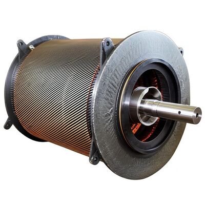 1000 KW Rated Power Hydro Turbine Generator with Brushless Excitation and Horizontal Layout for Hydropower Plants