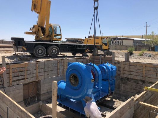 100kw Horizontal Stainless Steel Francis Hydro Turbine Water Turbine Generator for Micro Hydro Power Plant