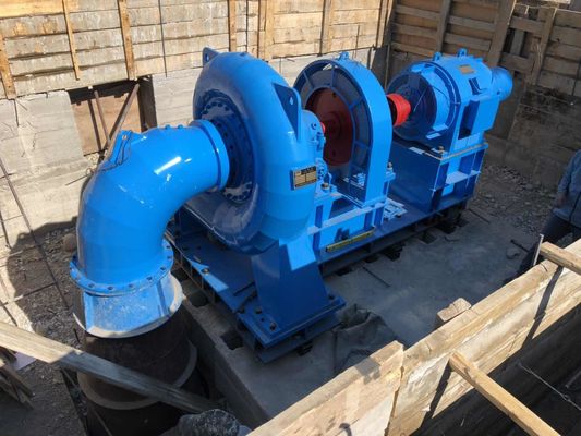 100kw Horizontal Stainless Steel Francis Hydro Turbine Water Turbine Generator for Micro Hydro Power Plant