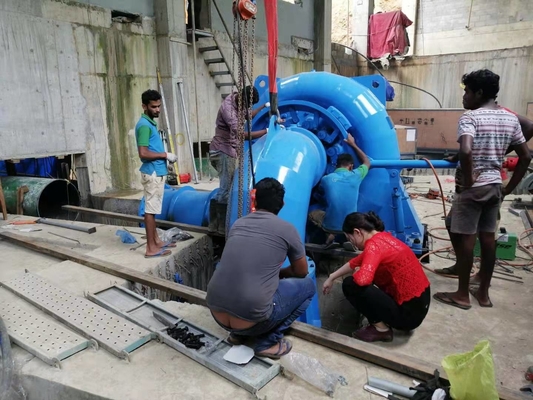 1.2m Runner Francis Hydro Turbine 1500kw Vertical Francis Turbine