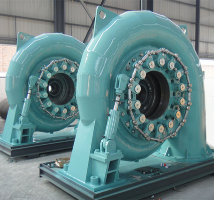 Stable HPP Francis Reaction Turbine Brushless 300kw For Hydropower Plants