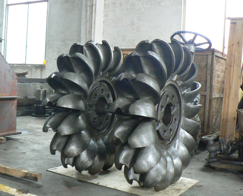 1250kw Horizontal Pelton Hydro Turbine 92% Efficiency 120m Water Head