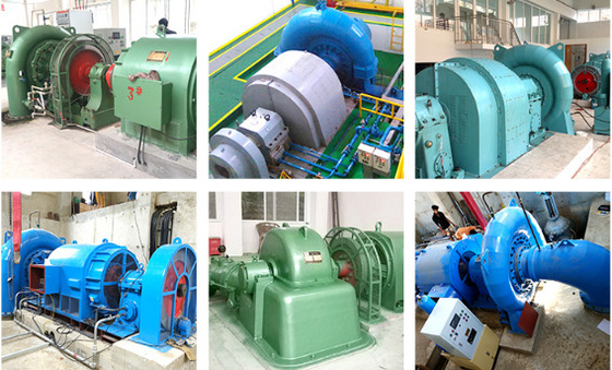 1.5m3/S Francis Hydro Turbine Generator On Grid 375rpm-1000rpm