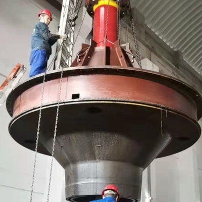 Vertical Micro Hydro Kaplan Turbine Generator 6000kw Adjustable Blade