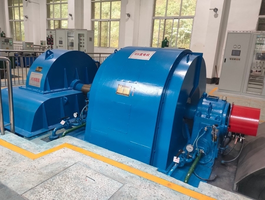 1650kw Pelton Wheel Micro Hydro Generator 400V 750RPM double Nozzle