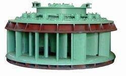 Static Silicon Brushless Kaplan Vertical Hydro Turbine 1200kw 50m Water Head