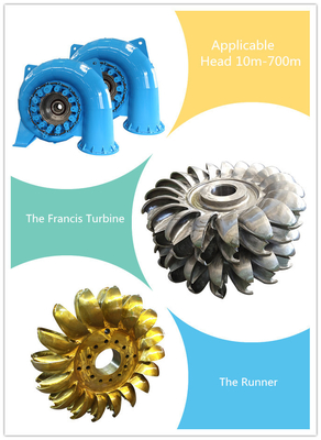 1M Water Turbine Parts Pelton Runner In Hydro Power Plant