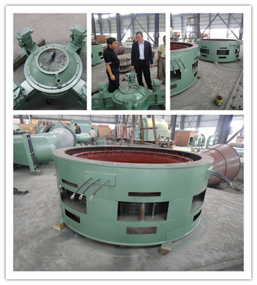 Vertical Low Head Kaplan Turbine Generator 42m 980kw 3m3/S