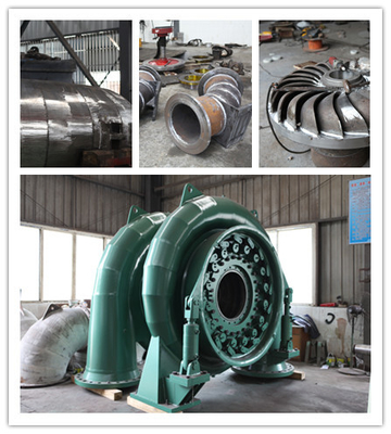 50m Low Head Kaplan Turbine Micro Hydro High Flow For Mini Hydro Station