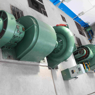1m Runner Vertical Hydro Turbine Micro Hydro Electric Generator 25m Water Head