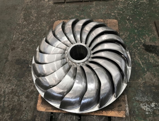High Speed SS Turgo Water Wheel High Strength Long Lifespan 1.1m