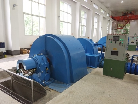 Single Nozzle 1000kw High Head Water Turbine 1000RPM For Off Grid