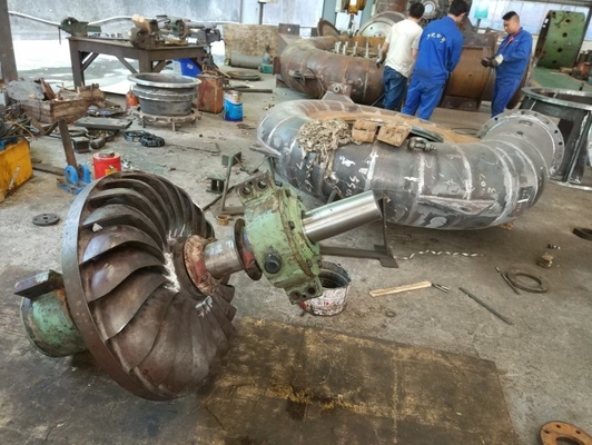 0.8m Water Turbine Parts Turgo Wheel For Hydroelectric Generator