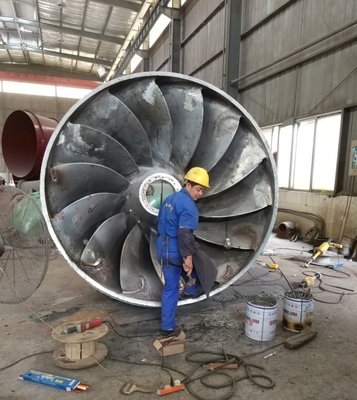SS Hydro Turbine Runner Of Francis Turbine For 9000KW Hydro Generator