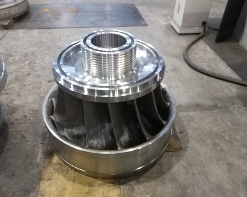 SS Hydro Turbine Runner Of Francis Turbine For 9000KW Hydro Generator