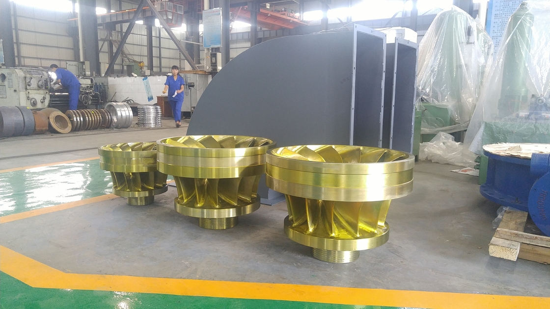 57m Water Head Horizontal Hydro Turbine with Easy Installation and Low Head Height