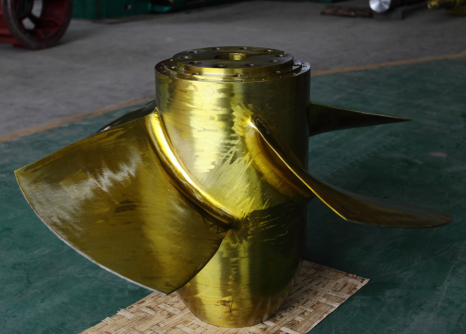 0.96 M Runner Diameter Inlet Guide Vane Turbine Replacement Parts for Water Flow 2.83 M³/s