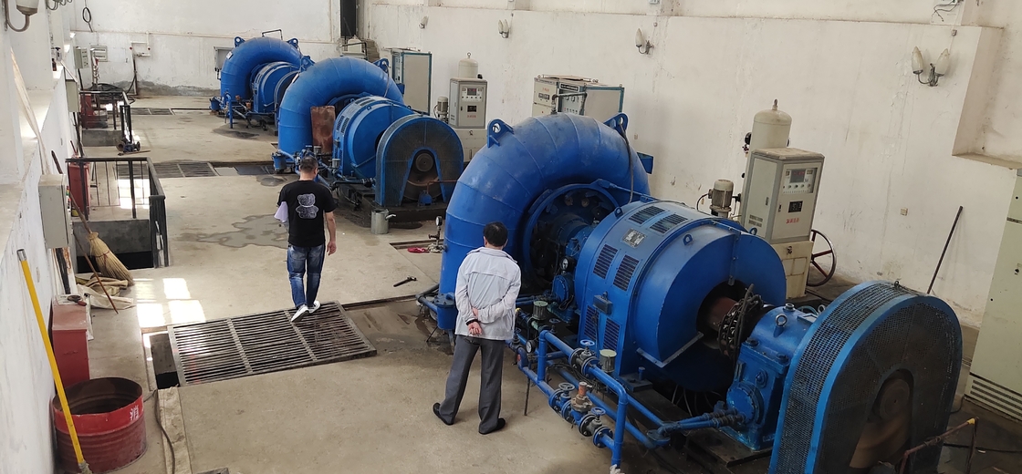 500KW-1250KW Output Horizontal Francis Hydro Turbine Francis Water Turbine For Heavy Duty Applications