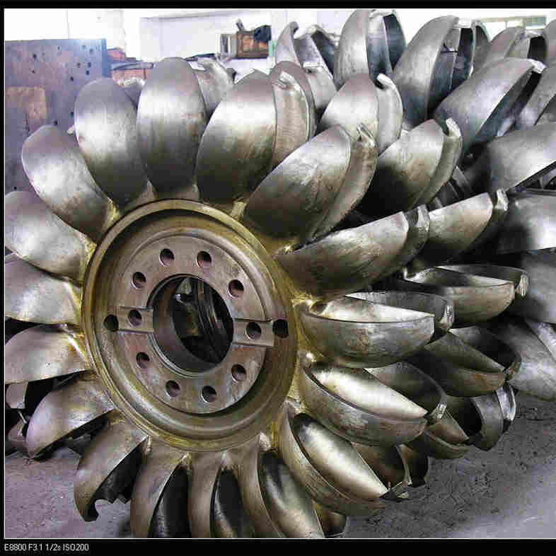 100kW-200kW S Type Kaplan Turbine Micro Hydro Power Fixed Runner Blade