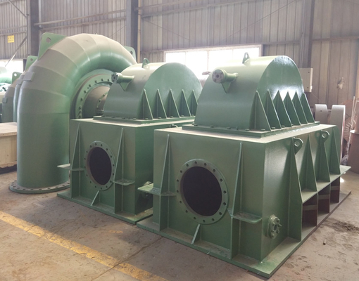 Automatic / Manual Operation Pelton Hydro Turbine Flow Rate 1-200 M3/S
