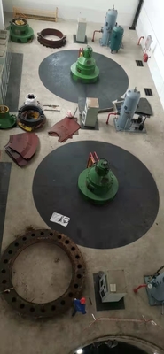 ZG20SiMn Guide Vanes Material Vertical Kaplan Hydro Turbine with Vertical Water Inlet